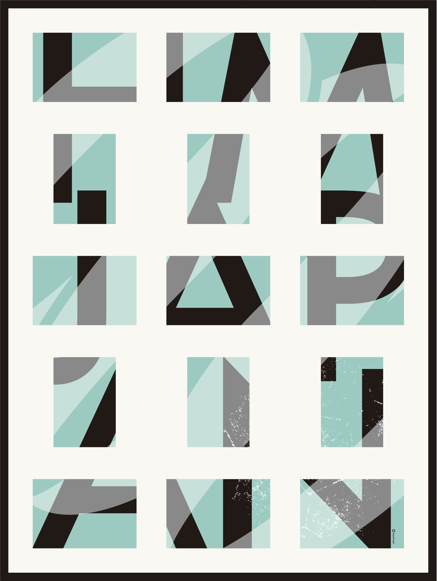 HMJAPANタイポグラフィポスター