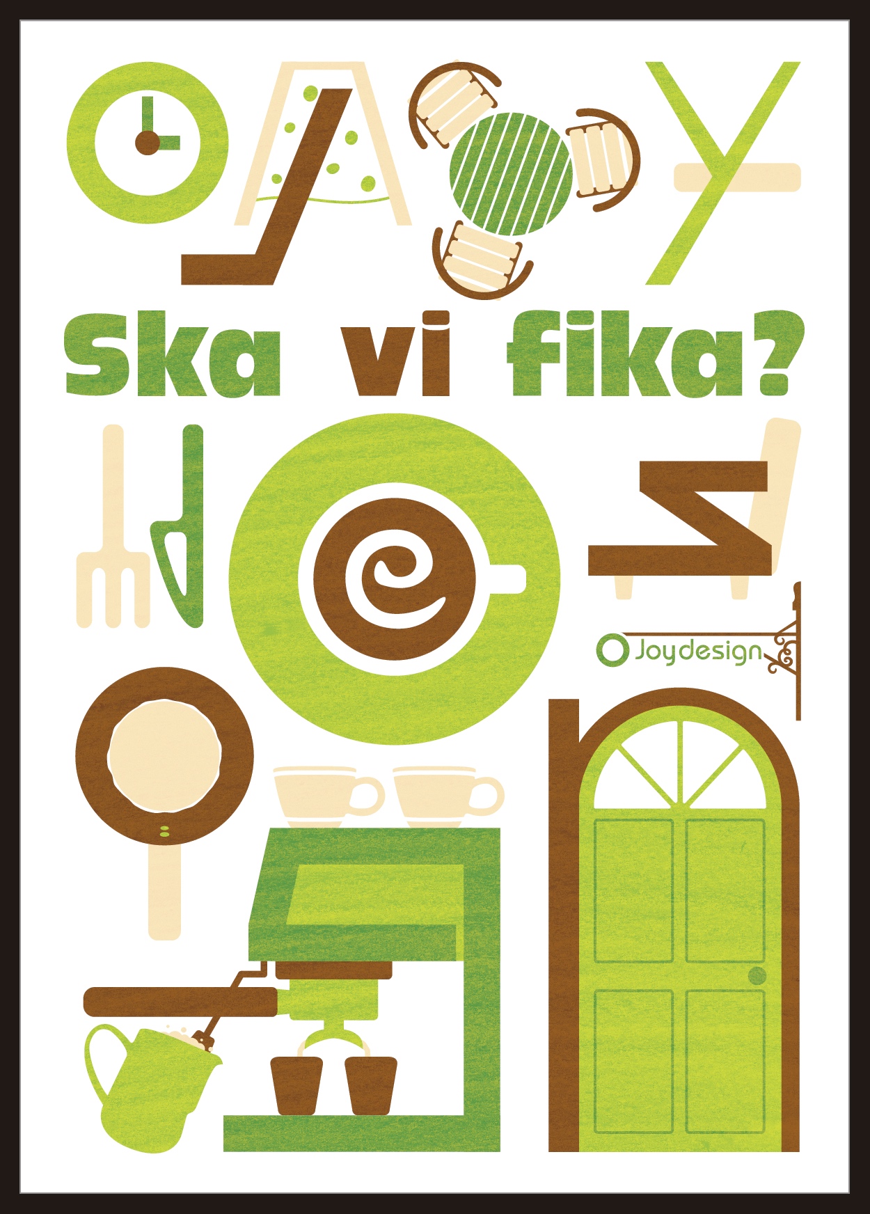 Joydesignタイポ ポスター